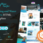 WaveSurfer – Surfing and Water Sports HTML Template